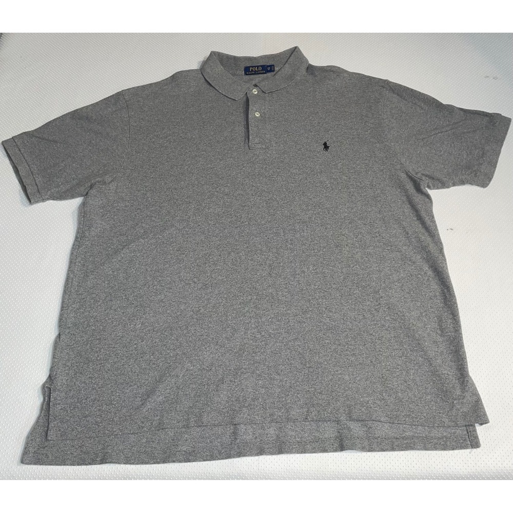 Polo Ralph Lauren Polo Shirt Classic Fit Casual Gray Mens 2XB